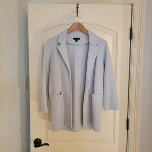 J. CREW Sophie Open Front Sweater Blazer Light Sky Blue - XS